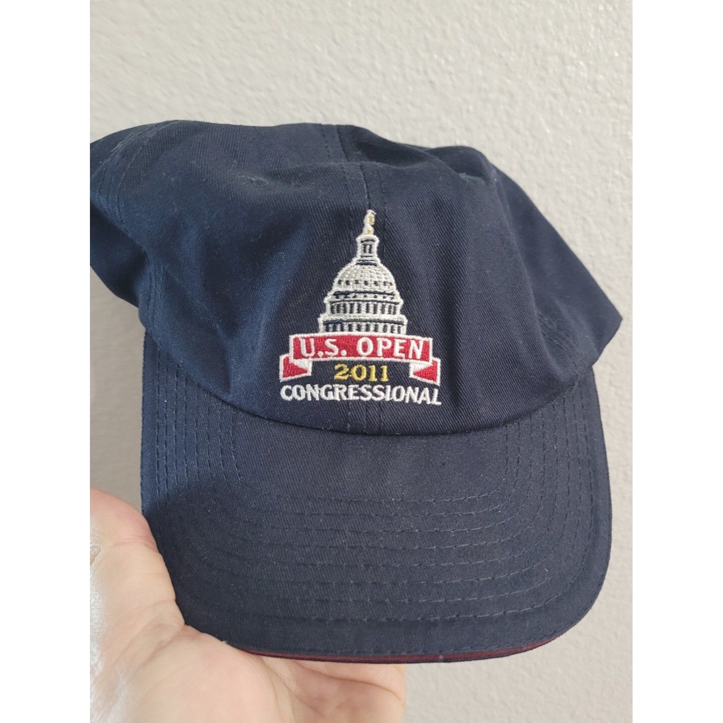 Us Open 2011 Congressional Pga Golf Hat  Usga Member Buckle Strapback Cap